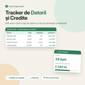 Tracker de Datorii și Credite