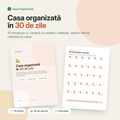 Casa organizată în 30 de zile – caiet de lucru (PDF)